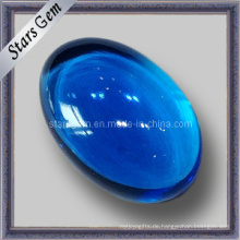 Natürliche Schweizer Blue Topaz Oval Cabochon Semi Precious